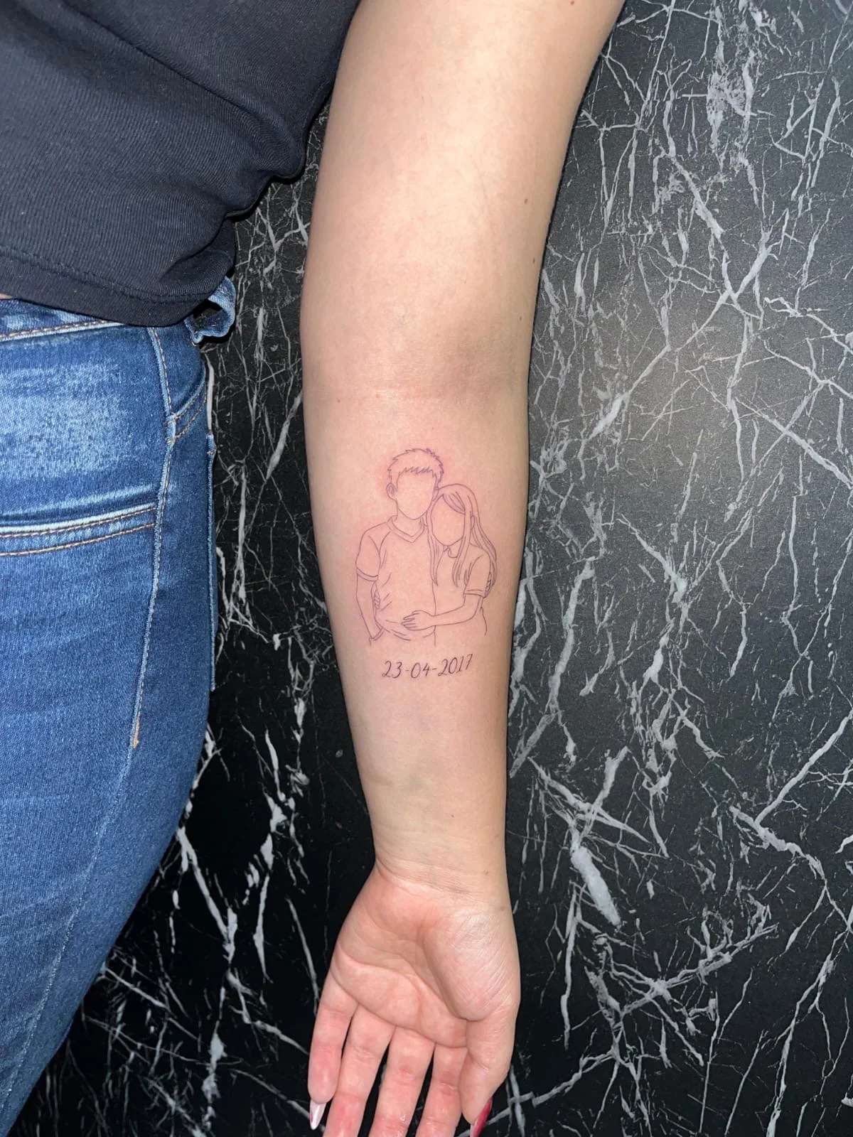 Fine Line tattoo by Yerikson Sandoval