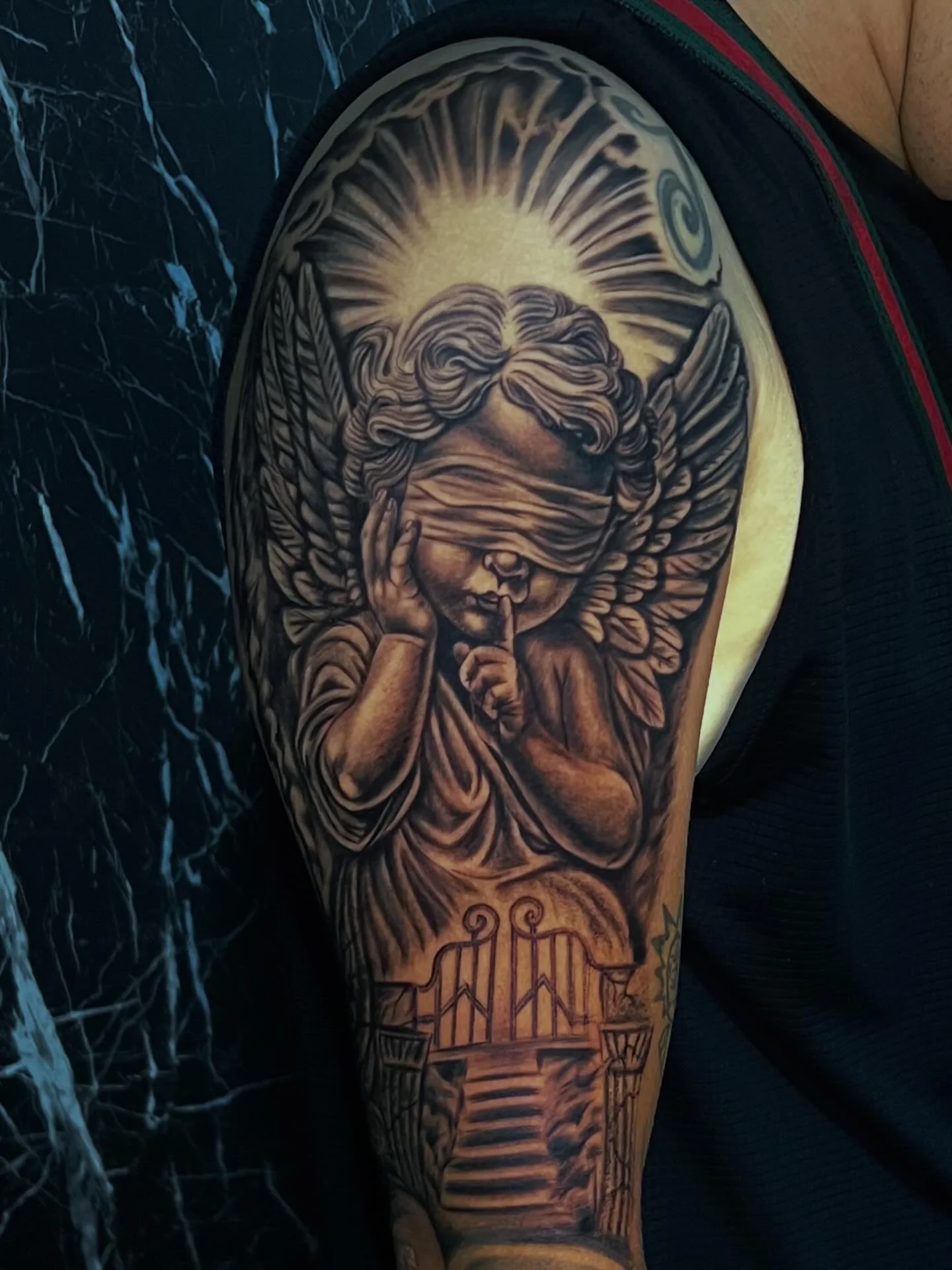 Black & Grey Realism tattoo by Yerikson Sandoval