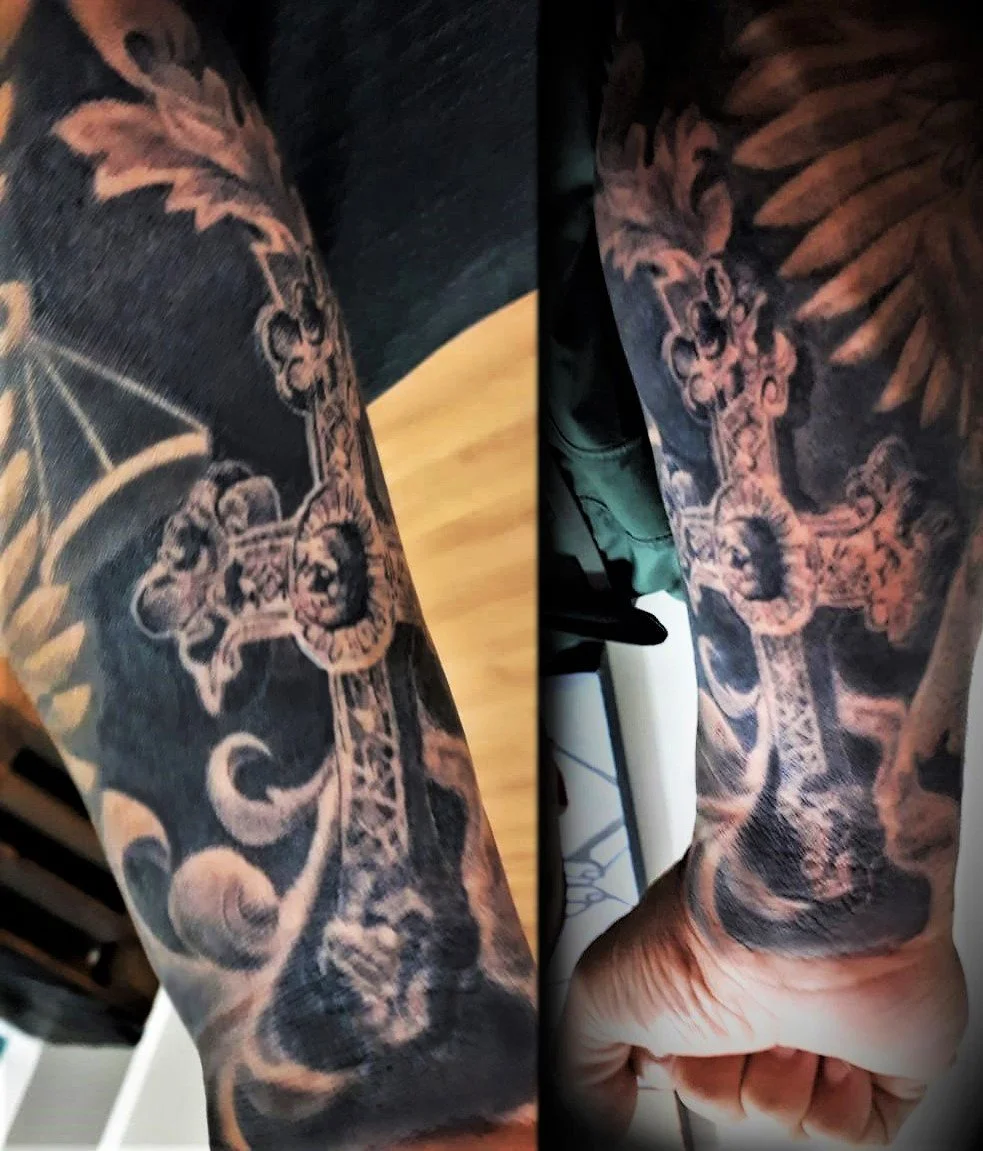 Black & Grey Realism tattoo