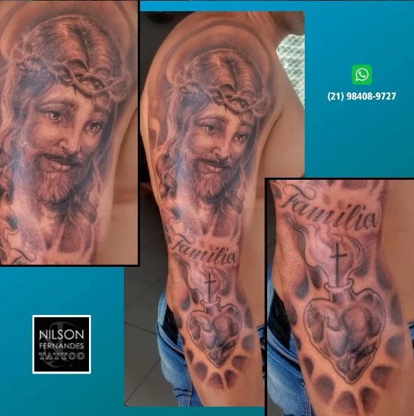 Black & Grey Realism tattoo