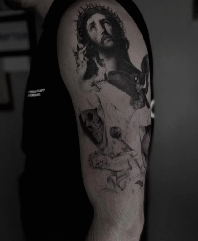 Black & Grey Realism tattoo