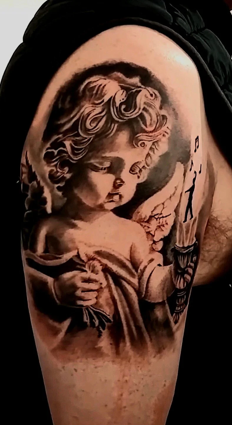 Black & Grey Realism tattoo