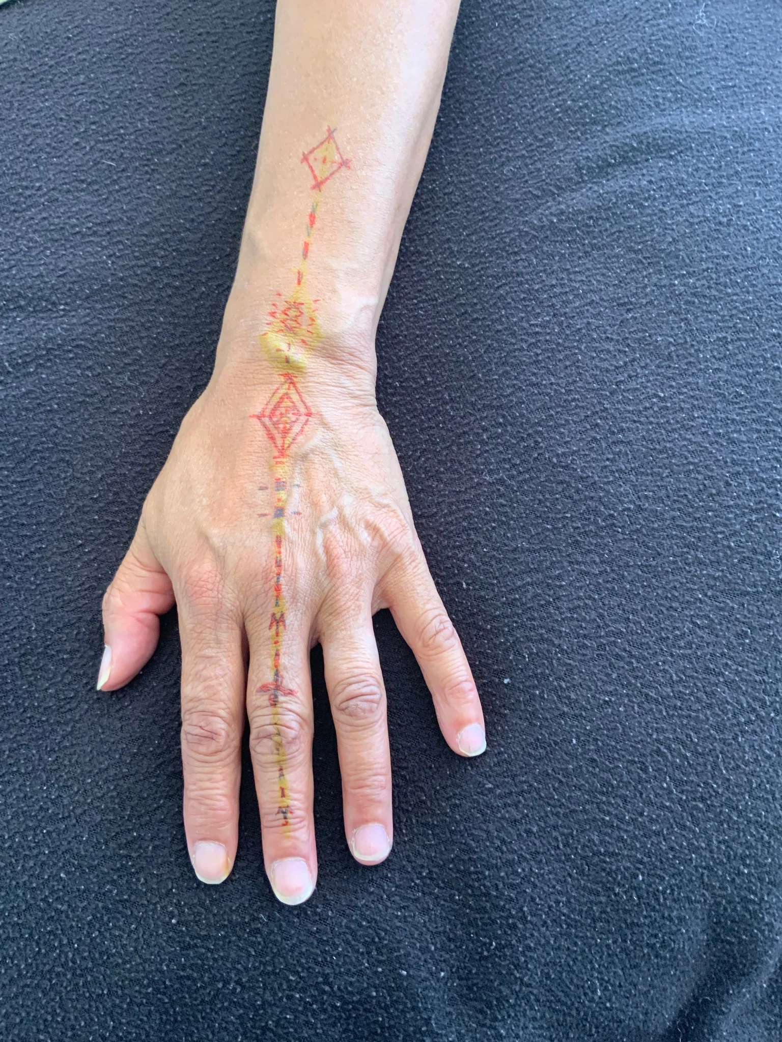 Geometric tattoo