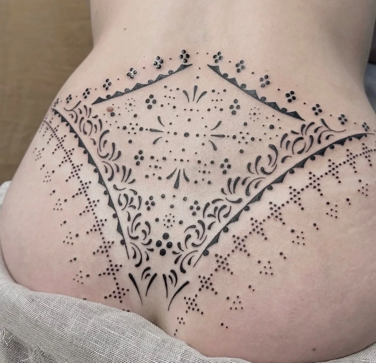 Ornamental tattoo