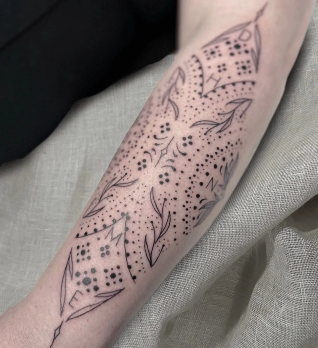 Ornamental tattoo