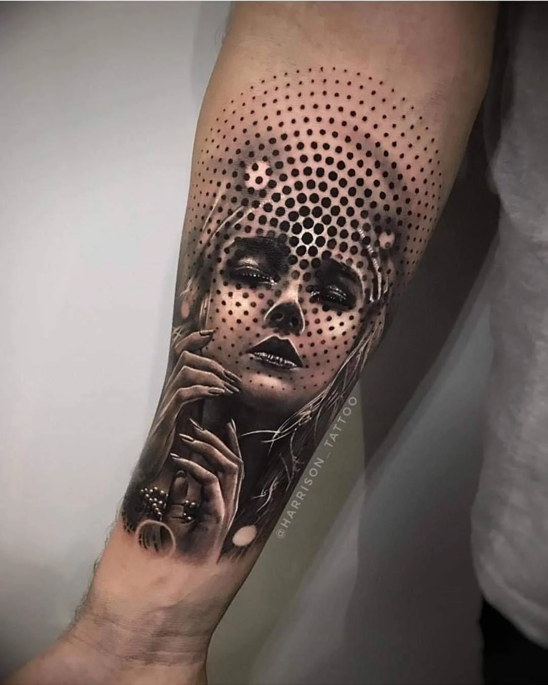 Black & Grey Realism tattoo