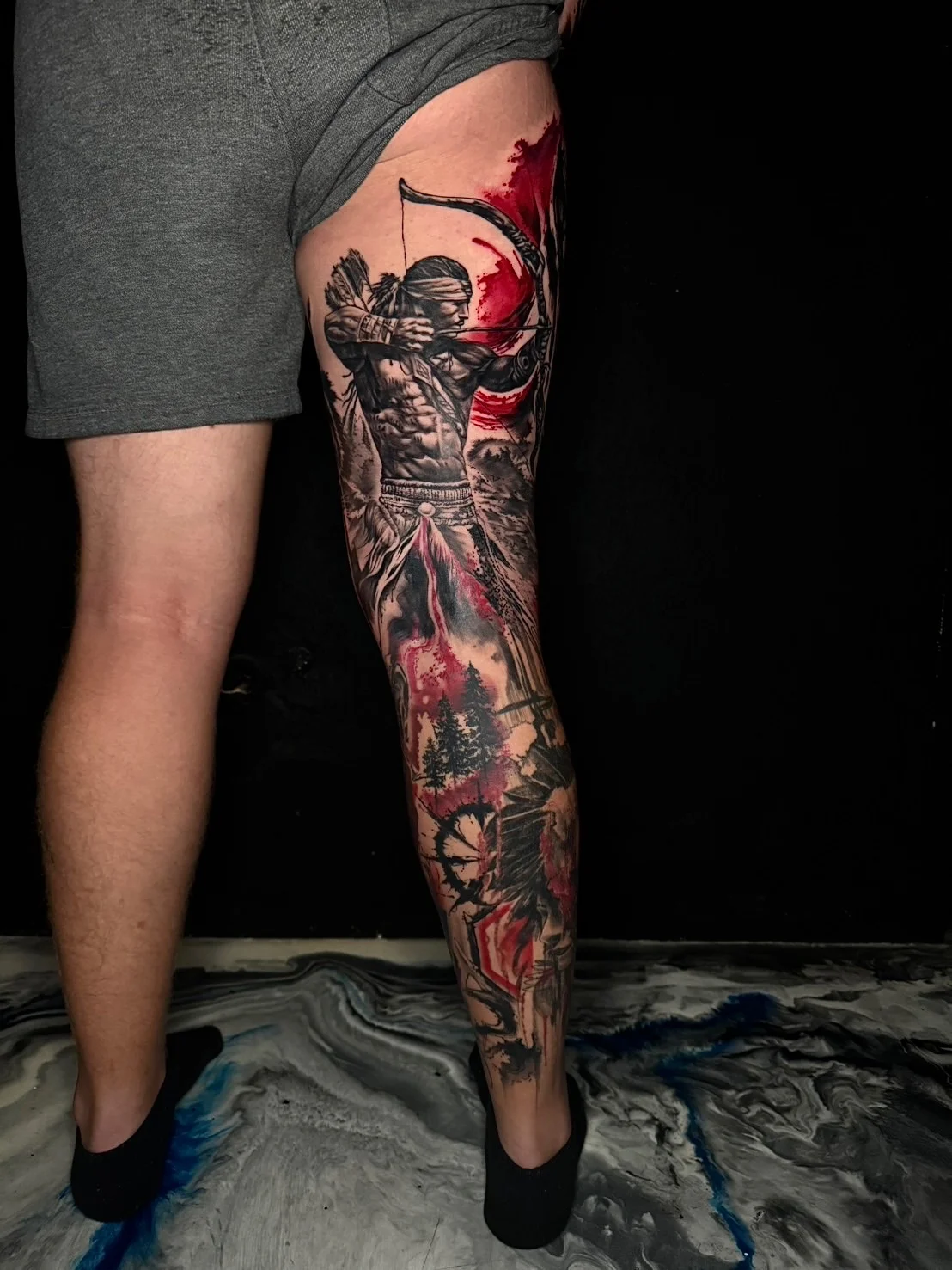 Trash Polka tattoo by Gwen Whenyouscream