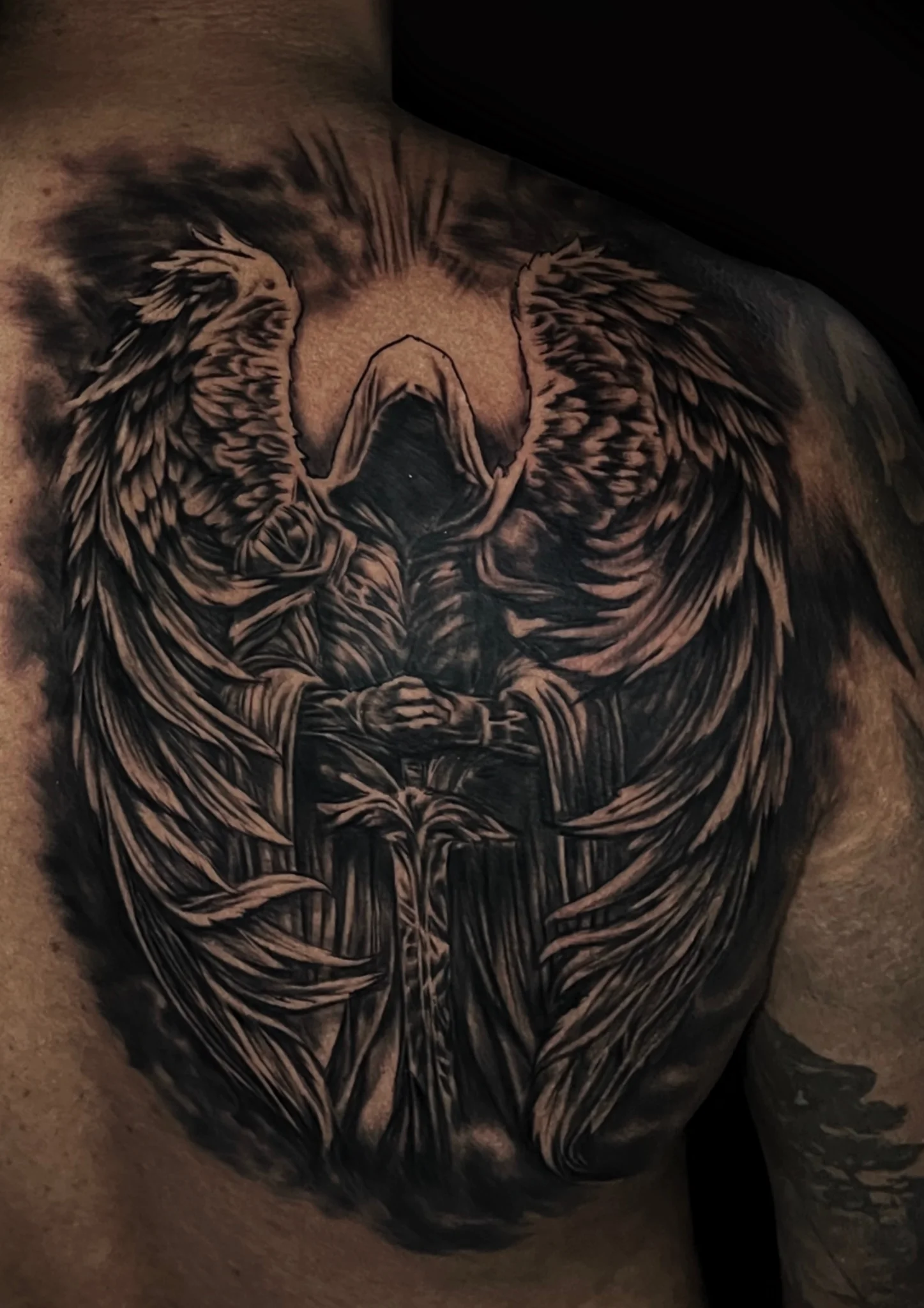 Black & Grey Realism tattoo by Gwen Whenyouscream