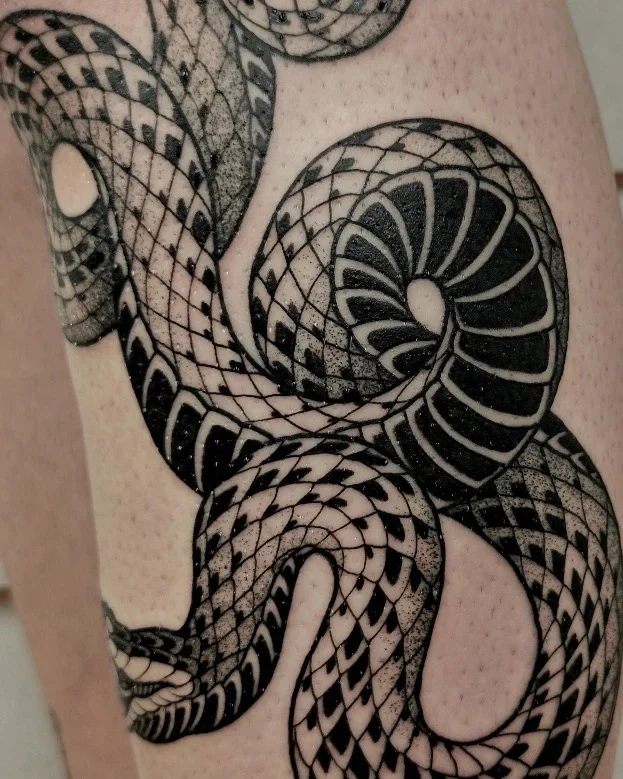Blackwork tattoo