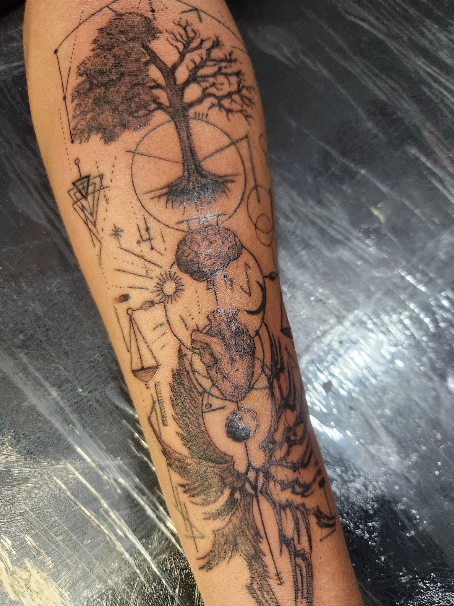 Illustrative tattoo