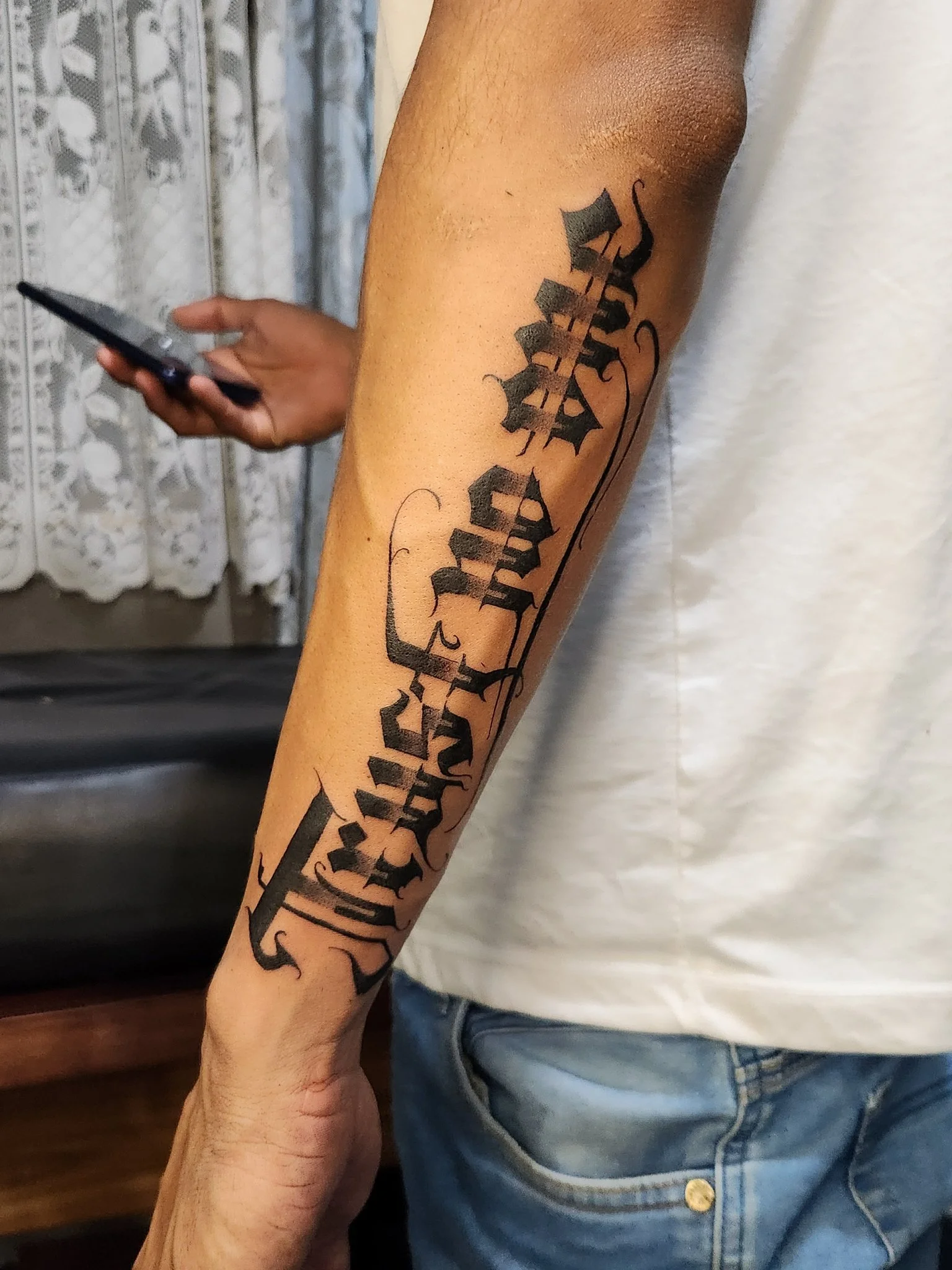 Calligraphy tattoo