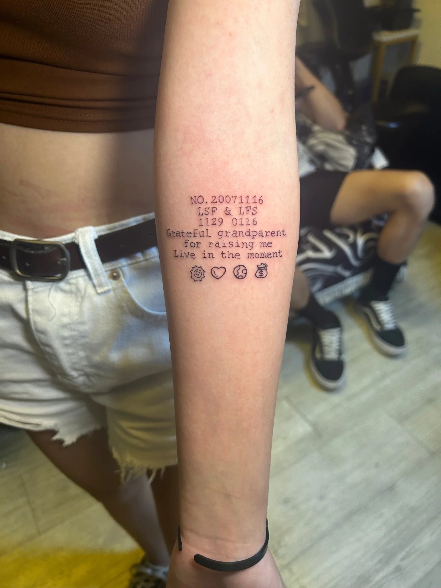 Lettering tattoo