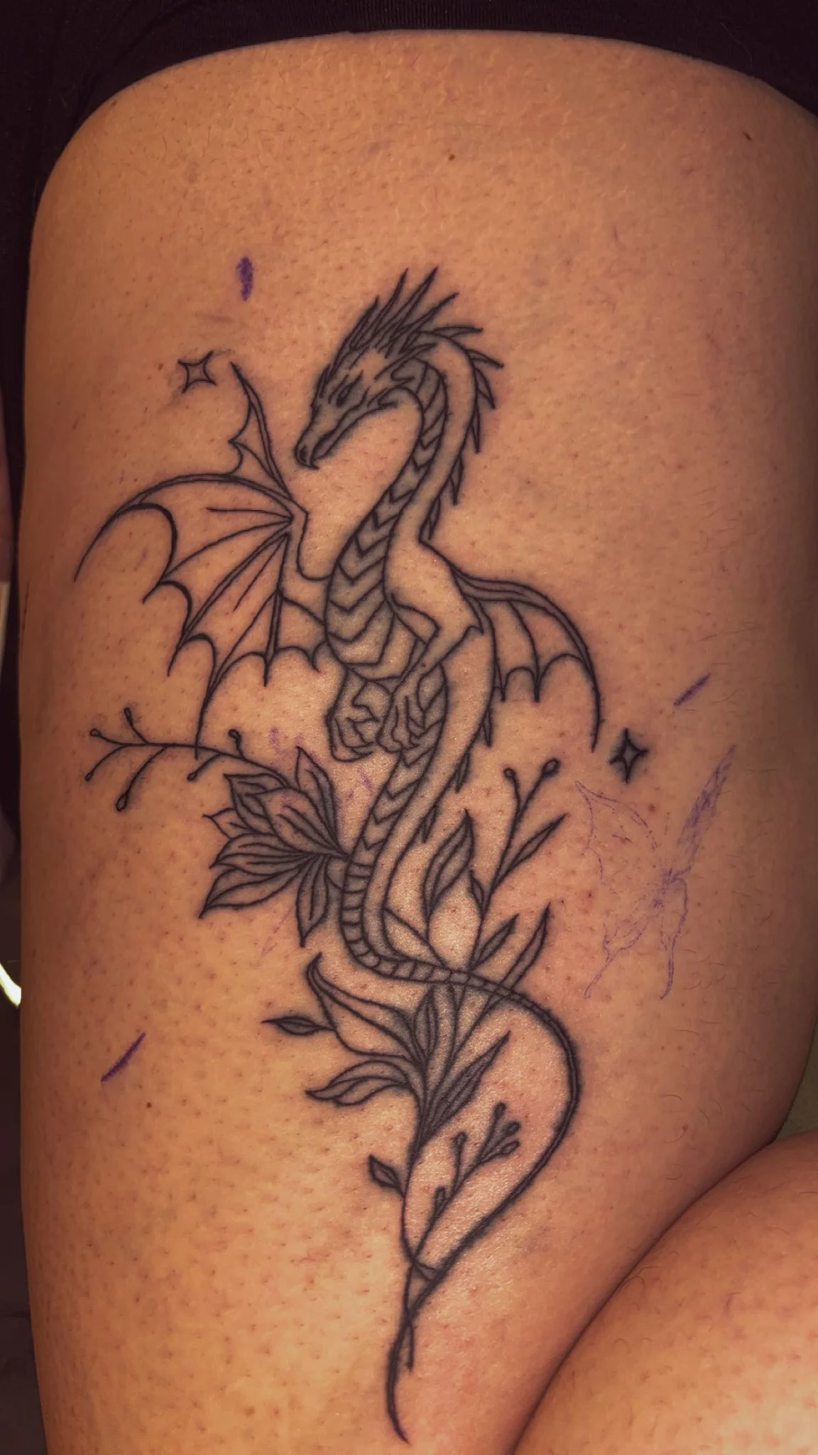 Fine Line tattoo