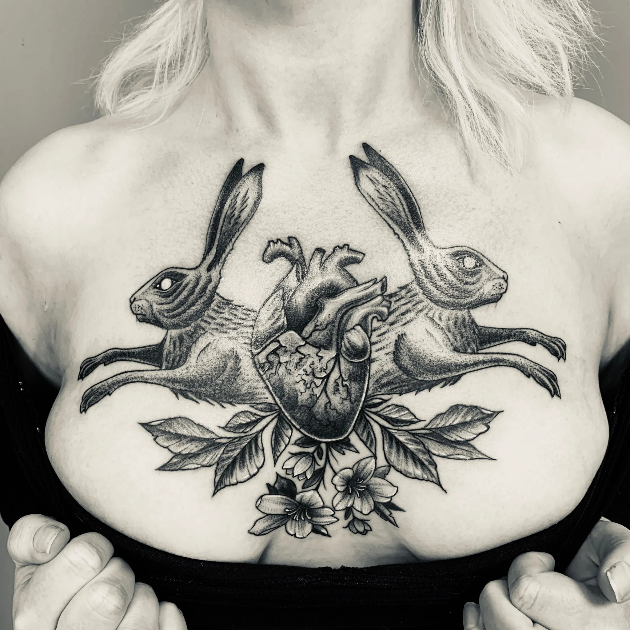 Blackwork tattoo by Filip Kasny