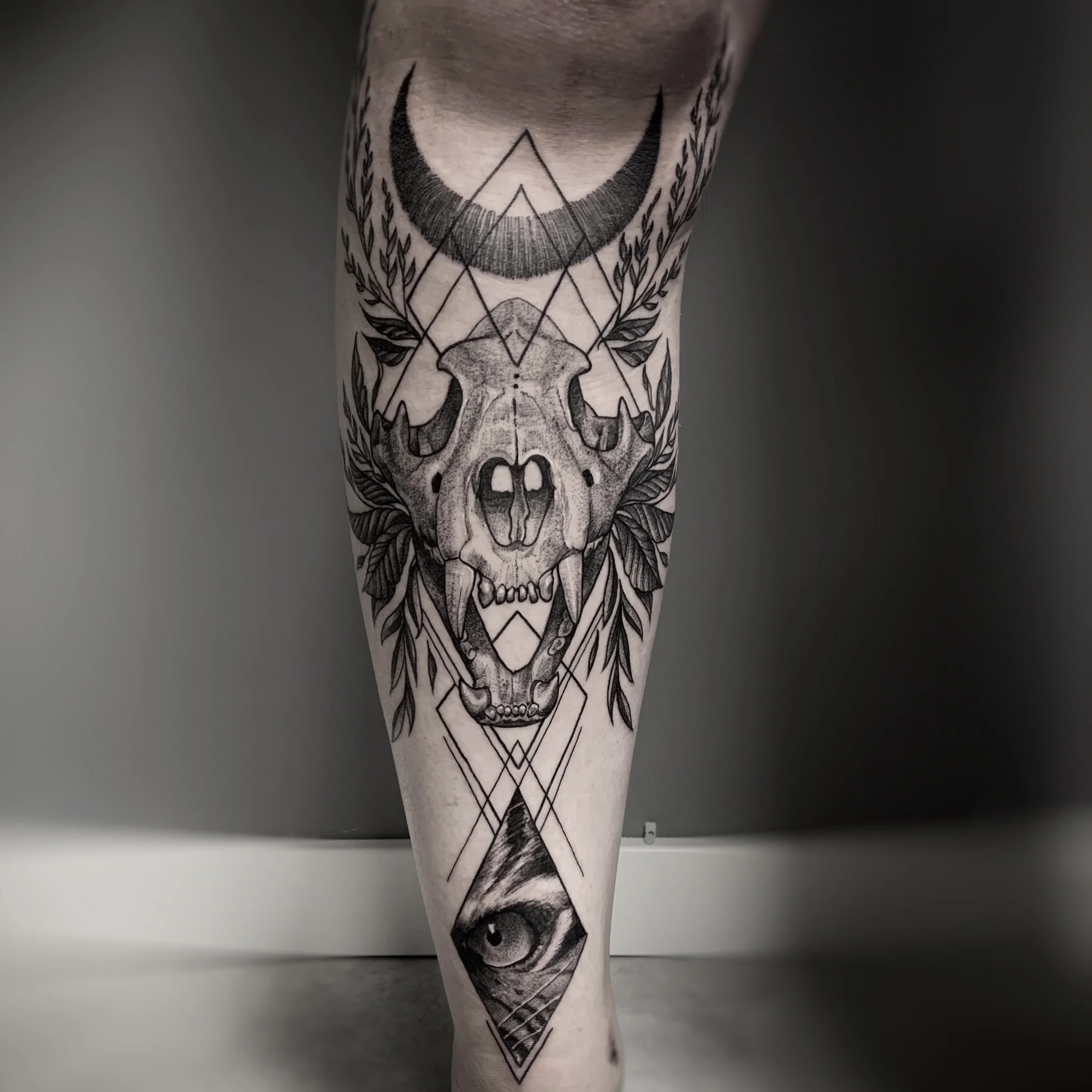 Blackwork tattoo by Filip Kasny