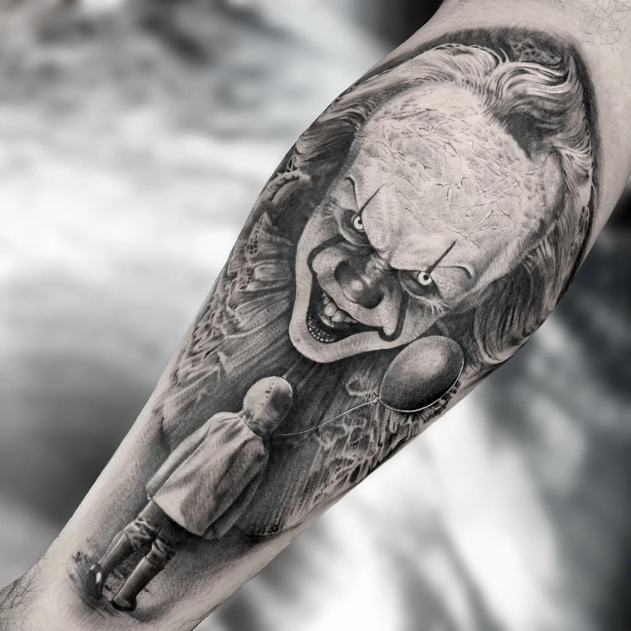 Black & Grey Realism tattoo