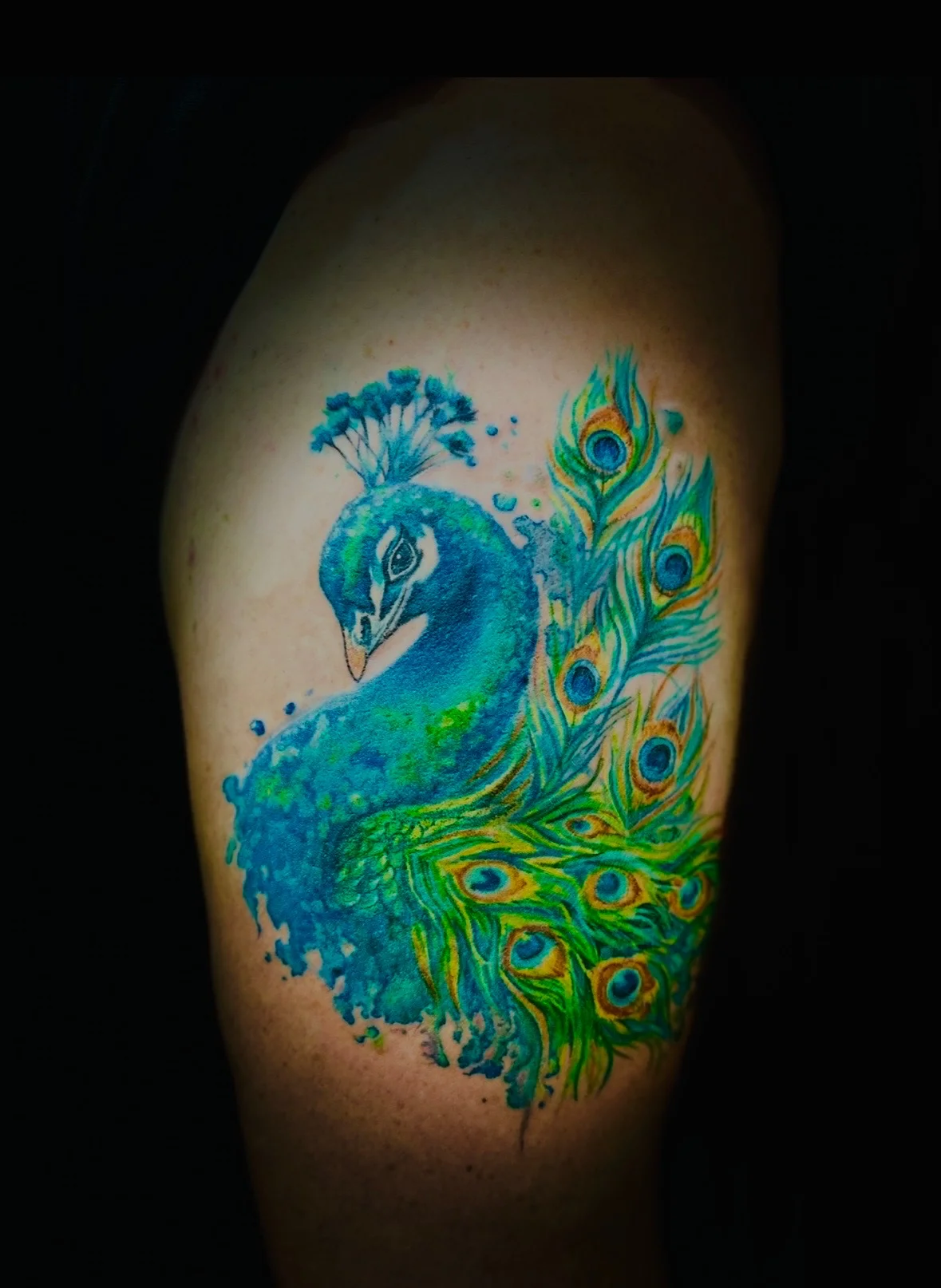 Watercolor tattoo