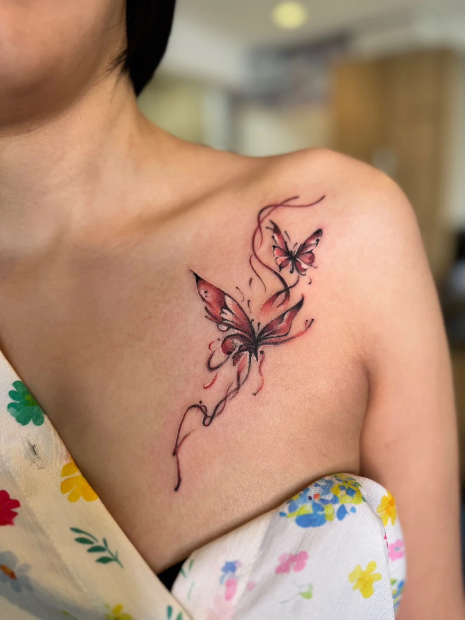 Watercolor tattoo