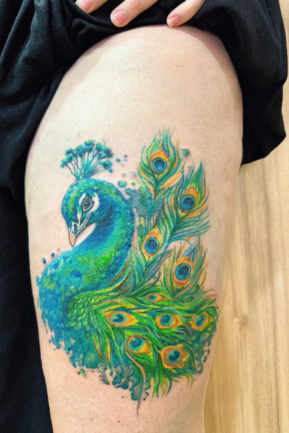 Watercolor tattoo