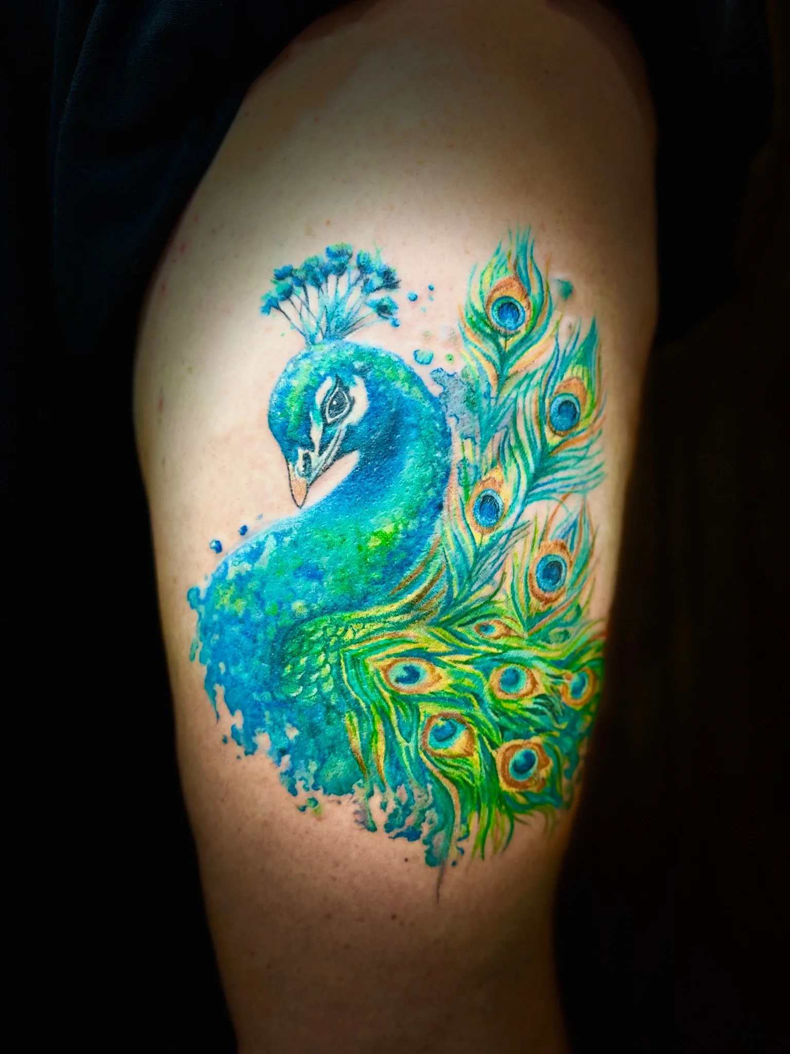 Watercolor tattoo