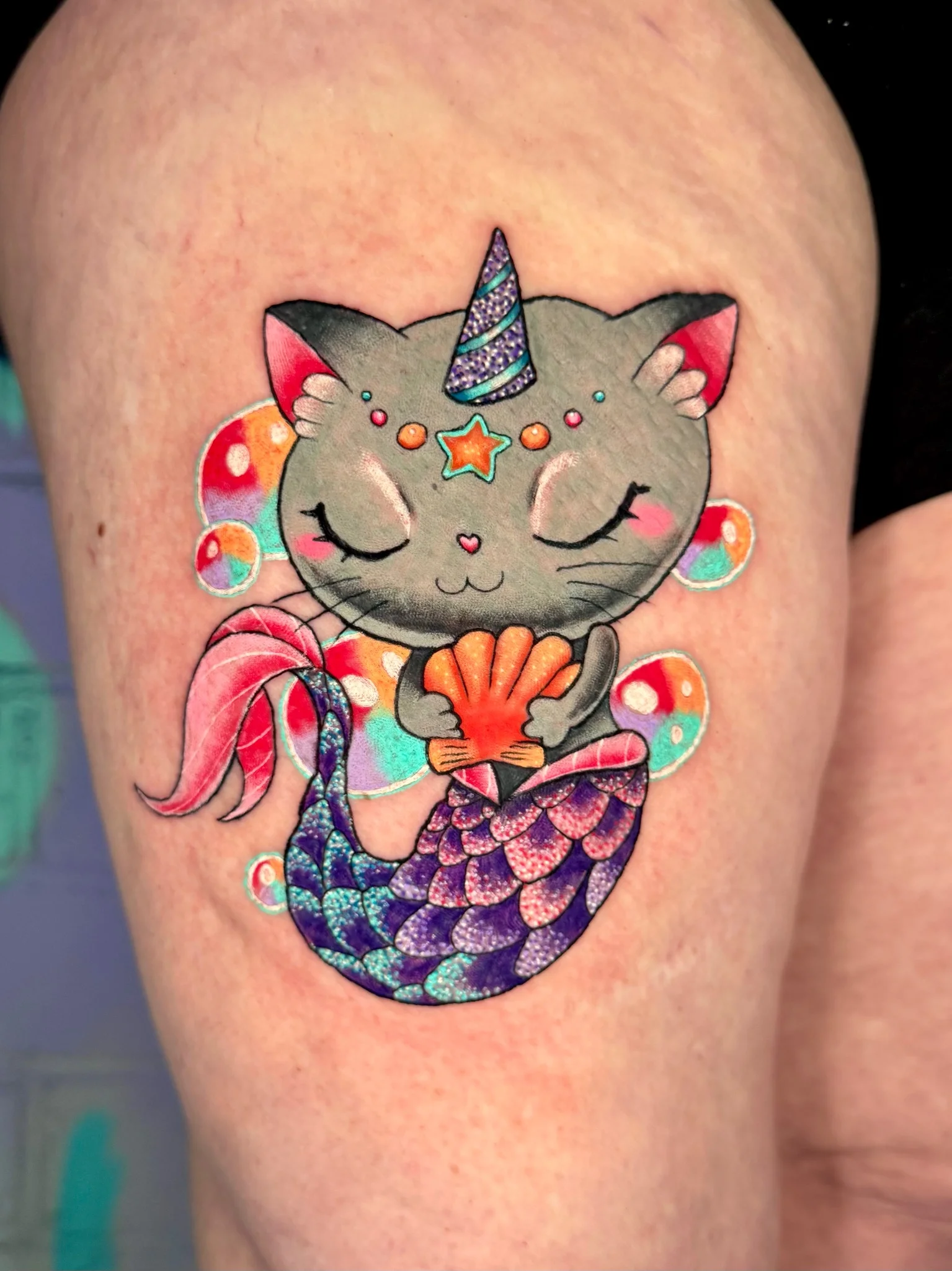 New School tattoo