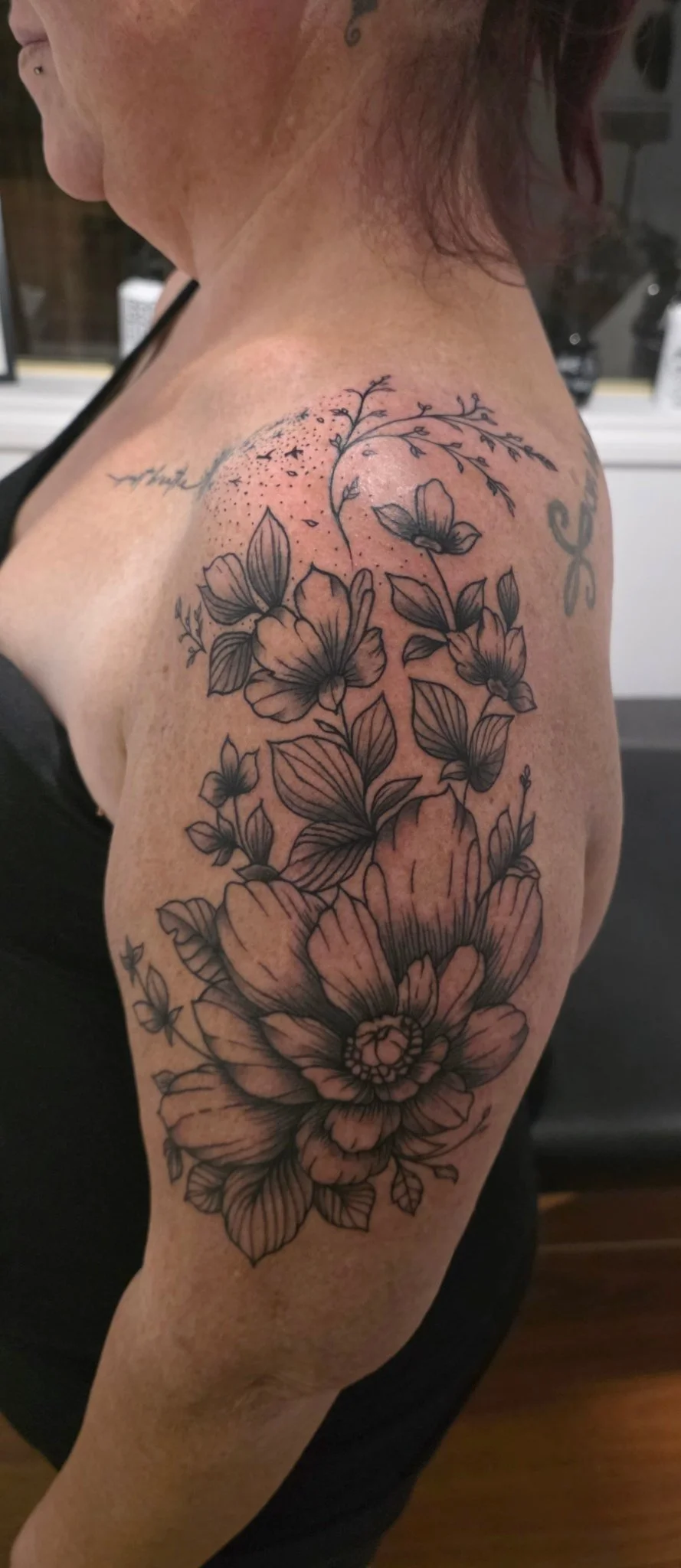 Floral tattoo