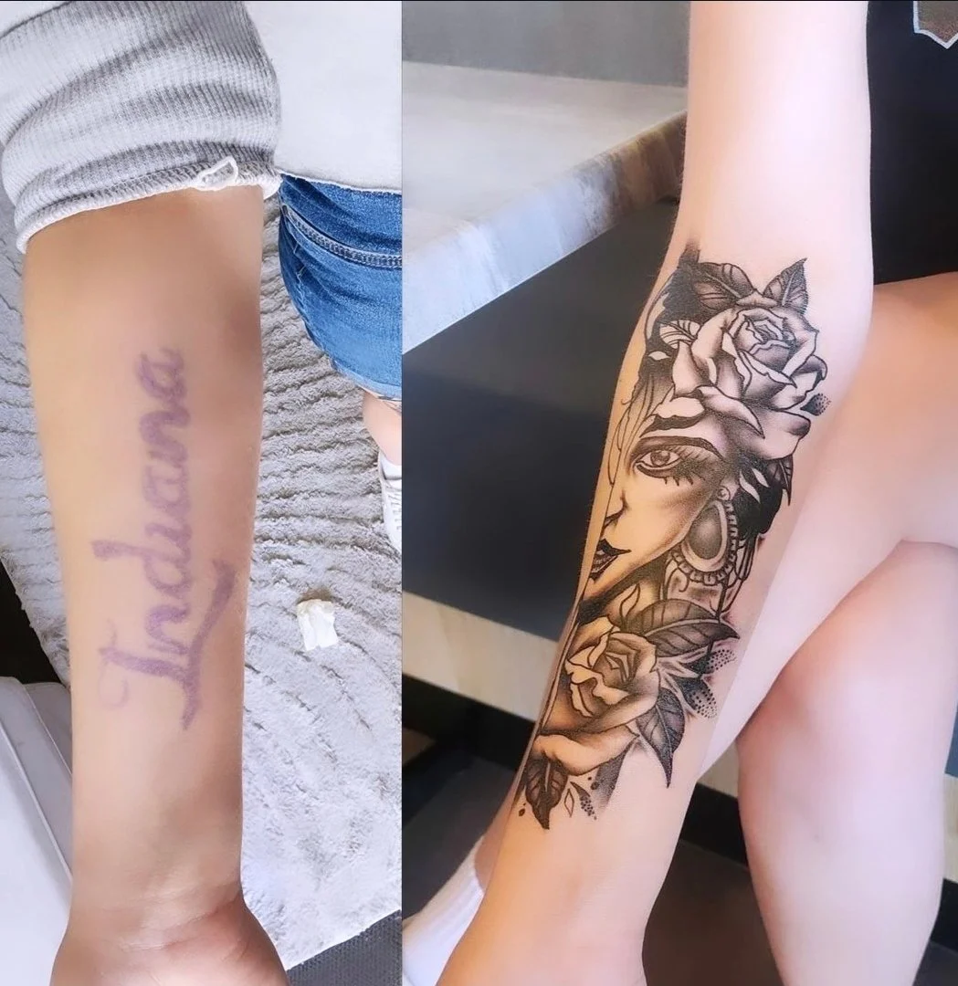 Cover-up tattoo