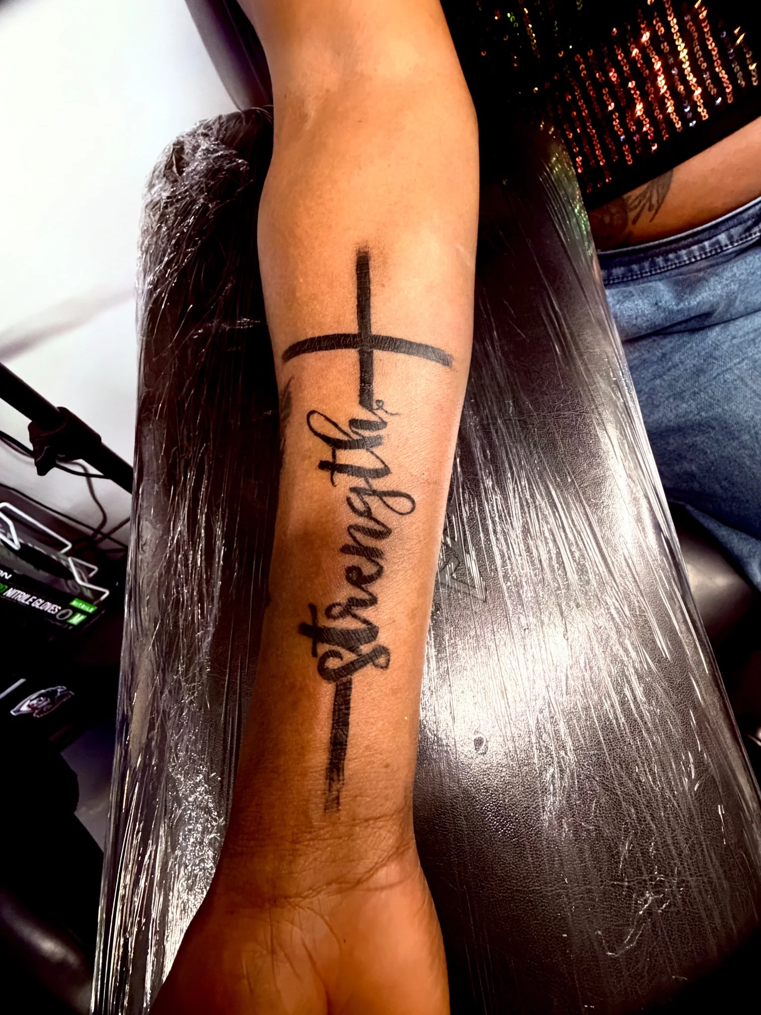 Lettering tattoo by dmfltattoos