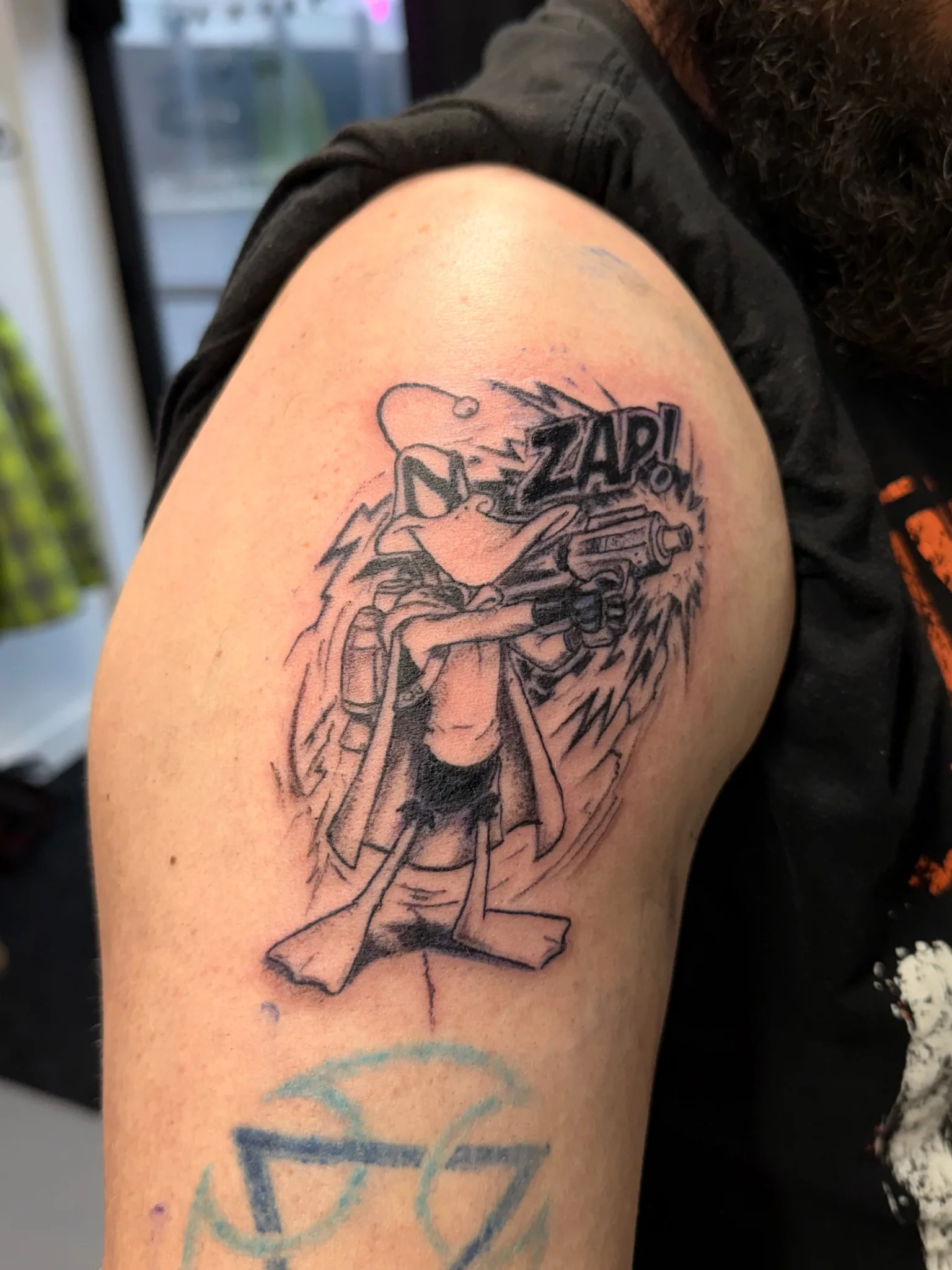 Illustrative tattoo by dmfltattoos