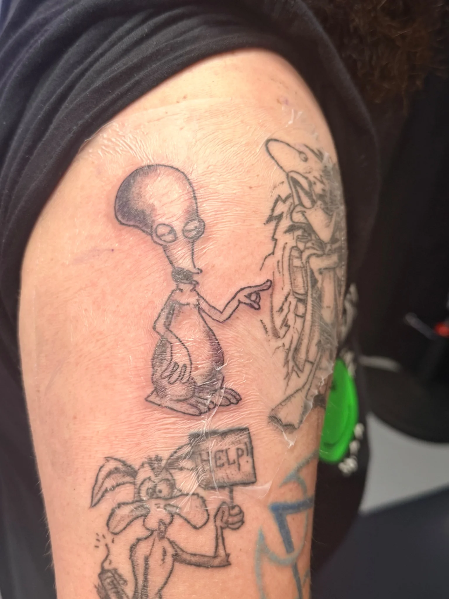 Illustrative tattoo by dmfltattoos