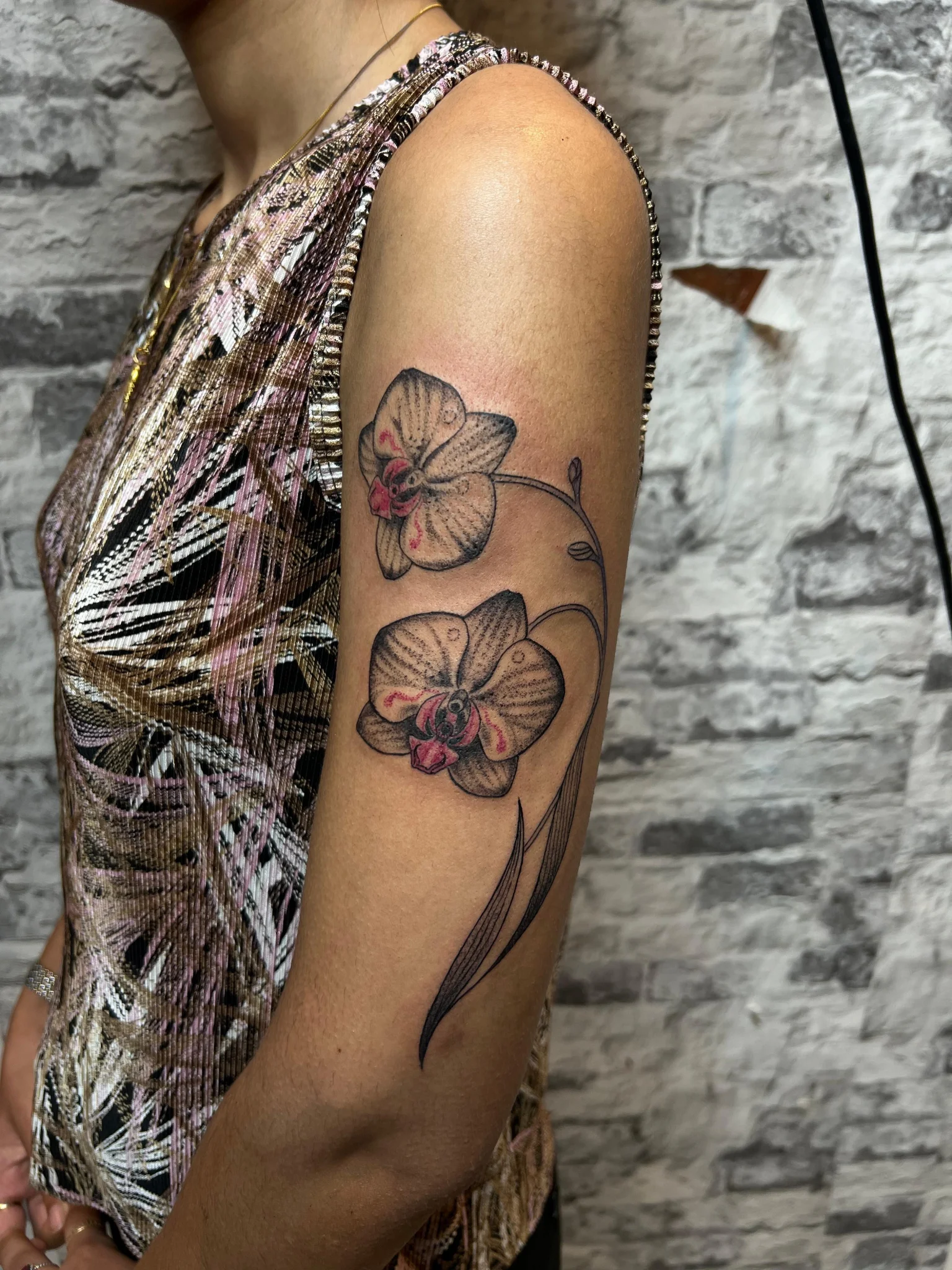 Illustrative tattoo by Gioia Perry