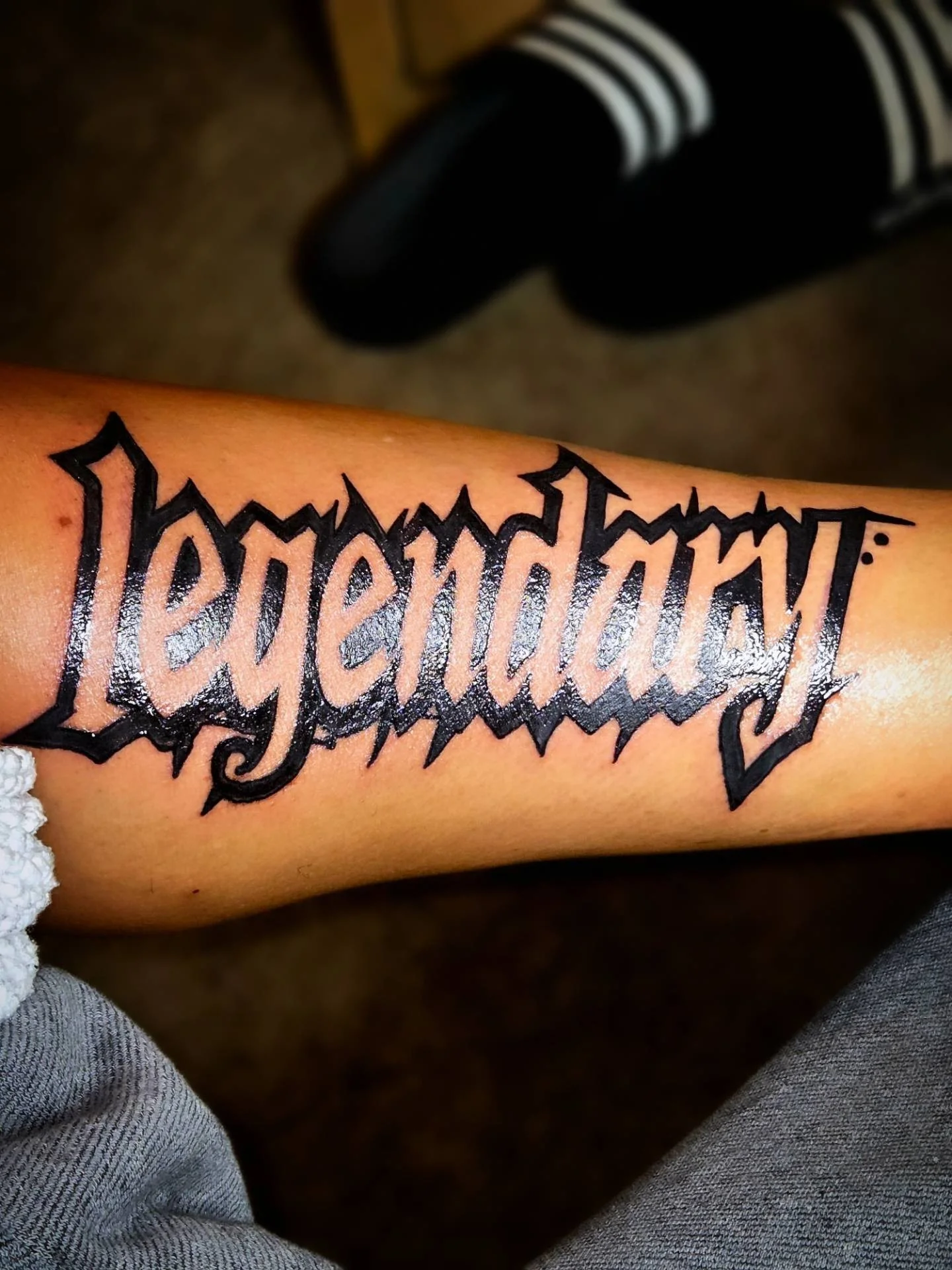Lettering tattoo