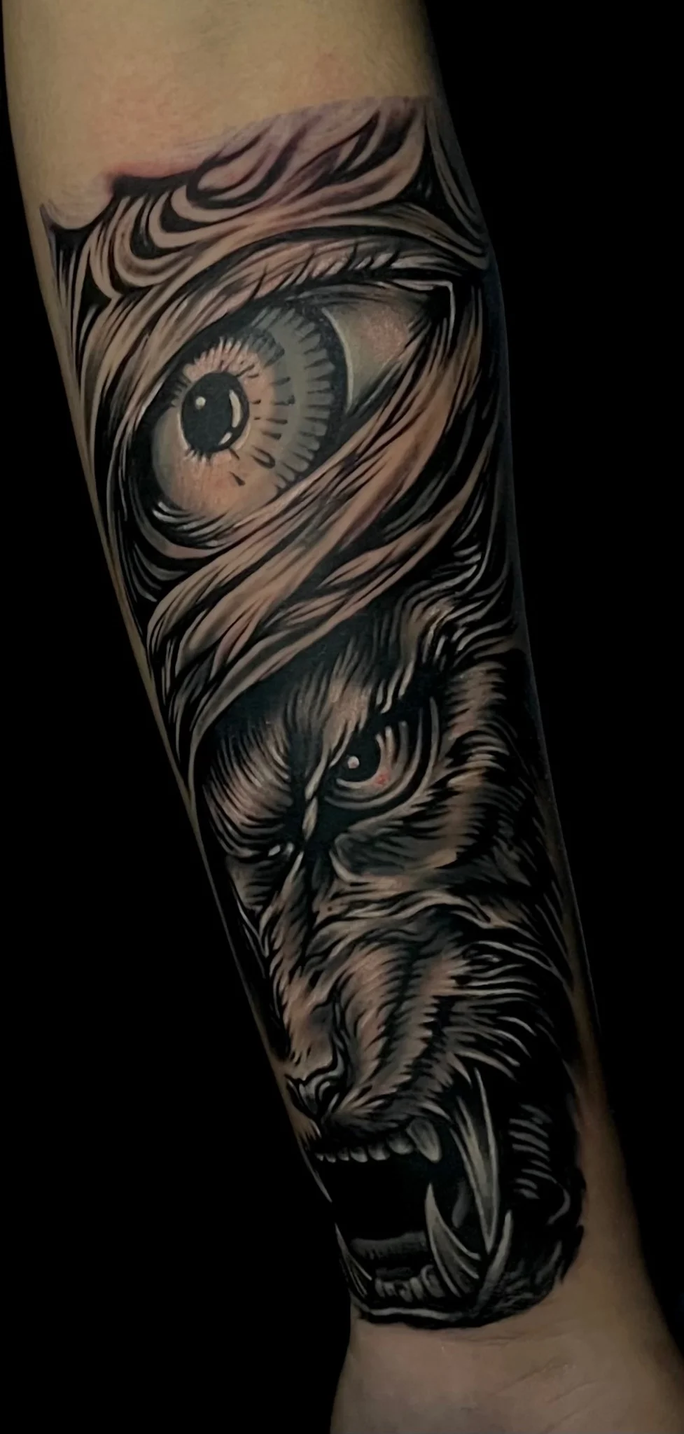 Black & Grey Realism tattoo