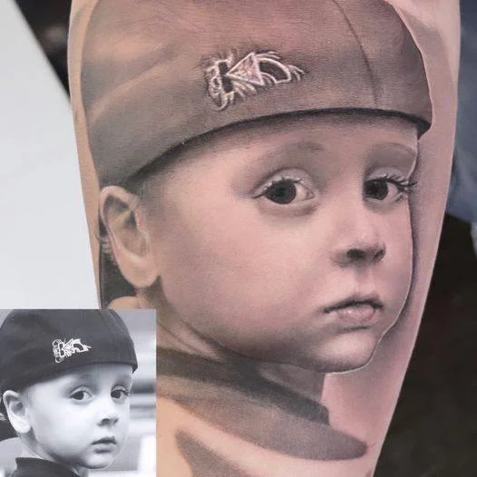 Portraits tattoo by Joaquim Cruz