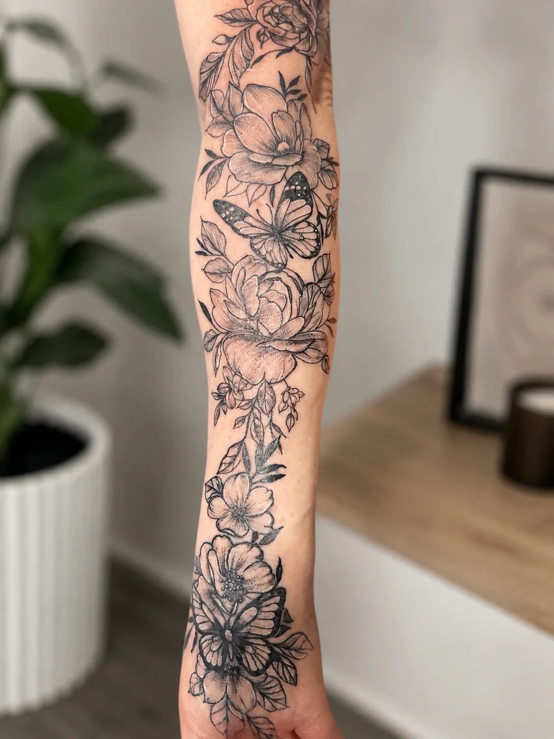 Fine Line tattoo by Delilah