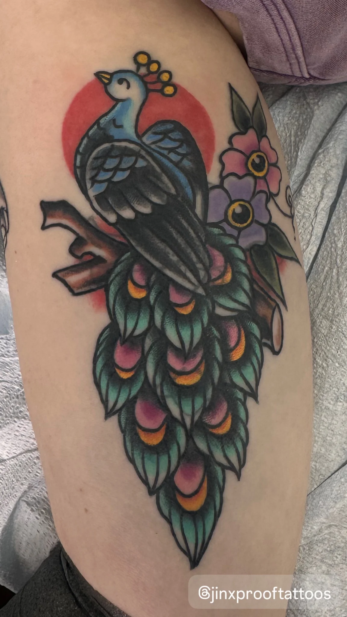 Neo-Traditional tattoo by David cavalcante