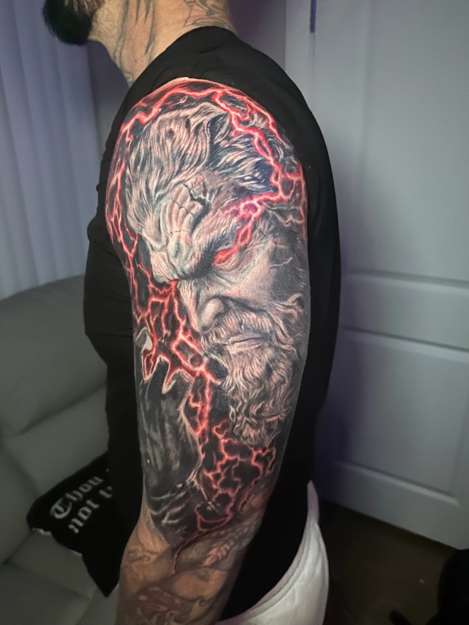 Cover-up tattoo by Donald Smith