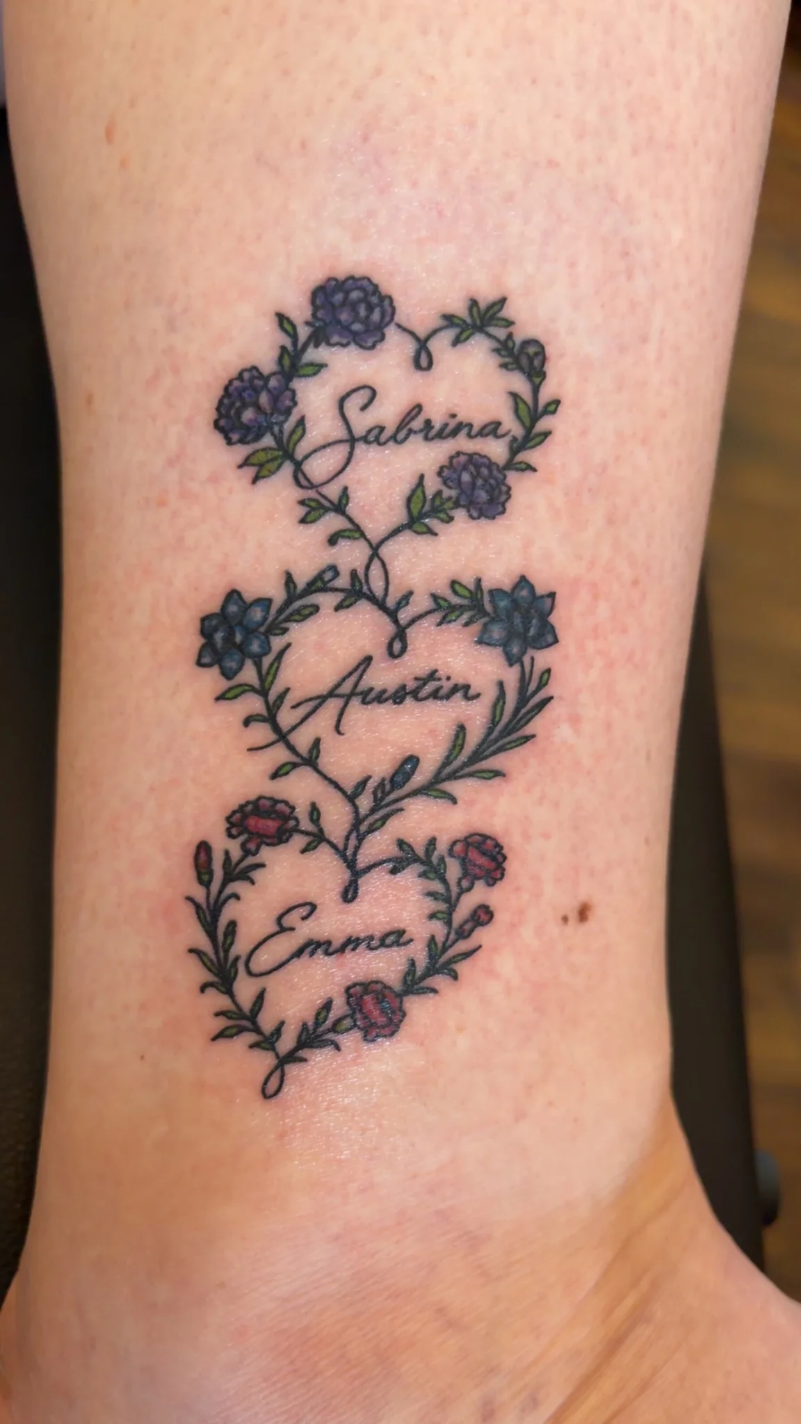 Floral tattoo
