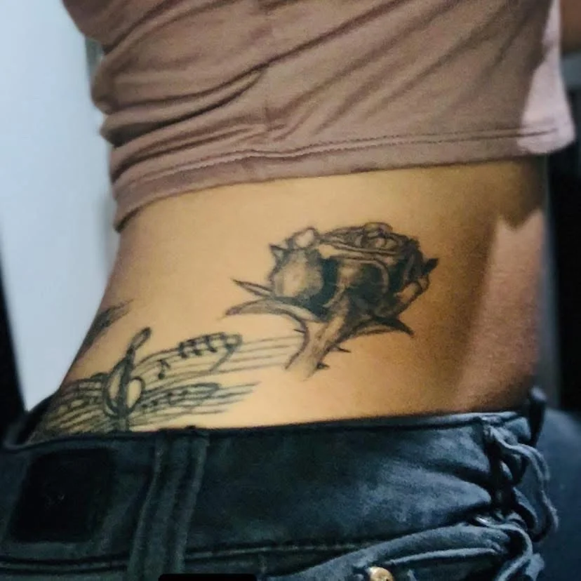 Black & Grey tattoo by tattedwithlove