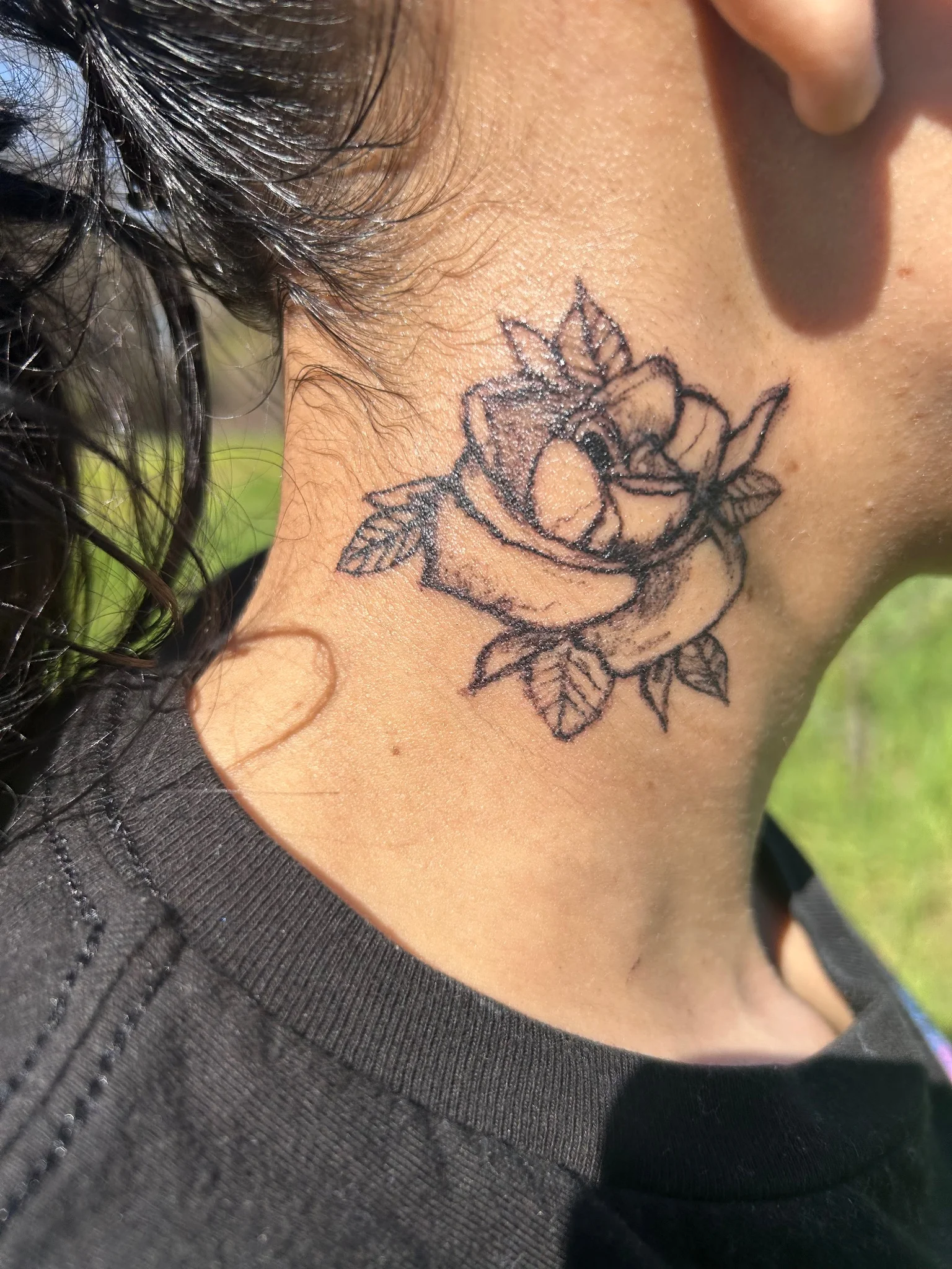 Sketch Style tattoo by tattedwithlove