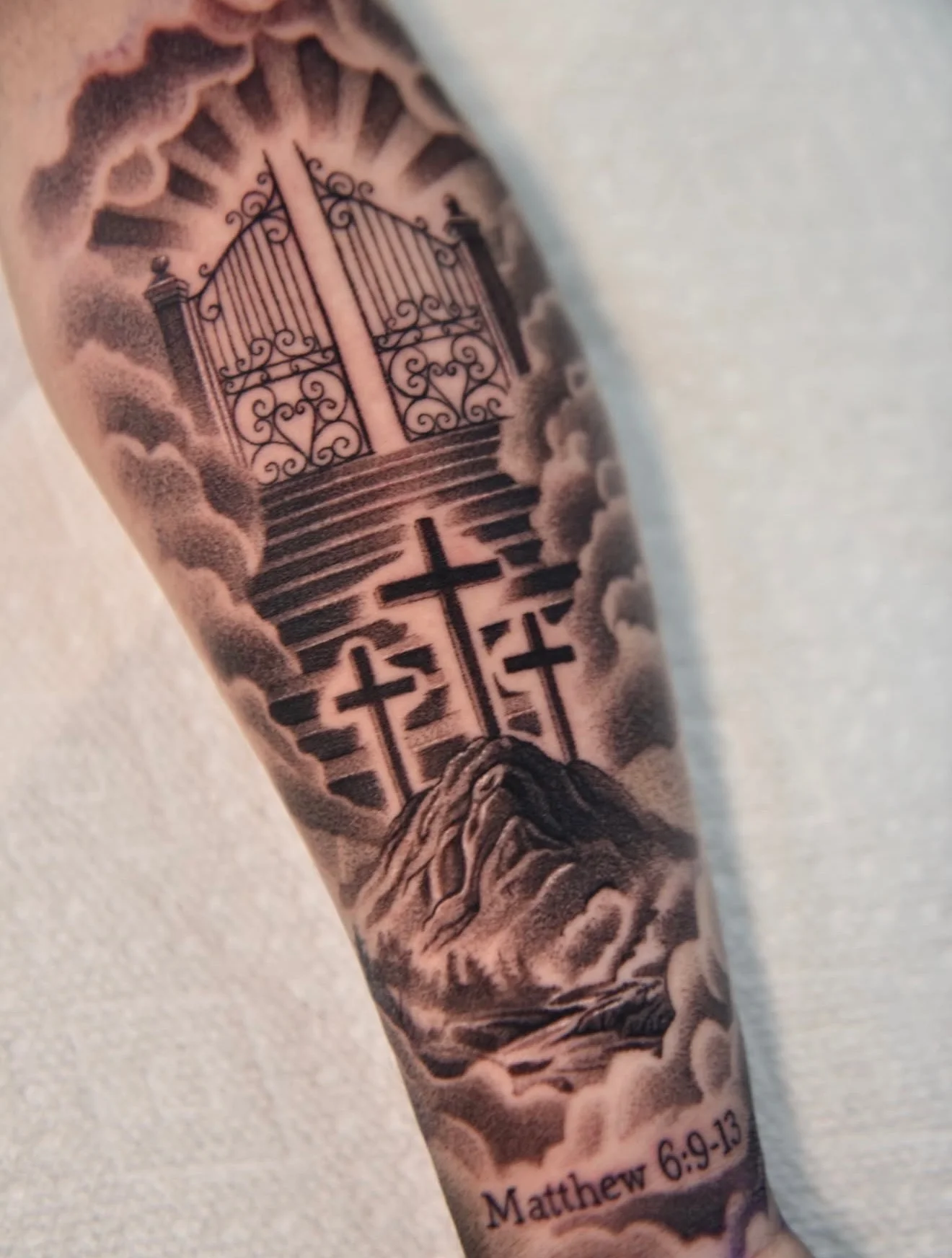 Black & Grey Realism tattoo