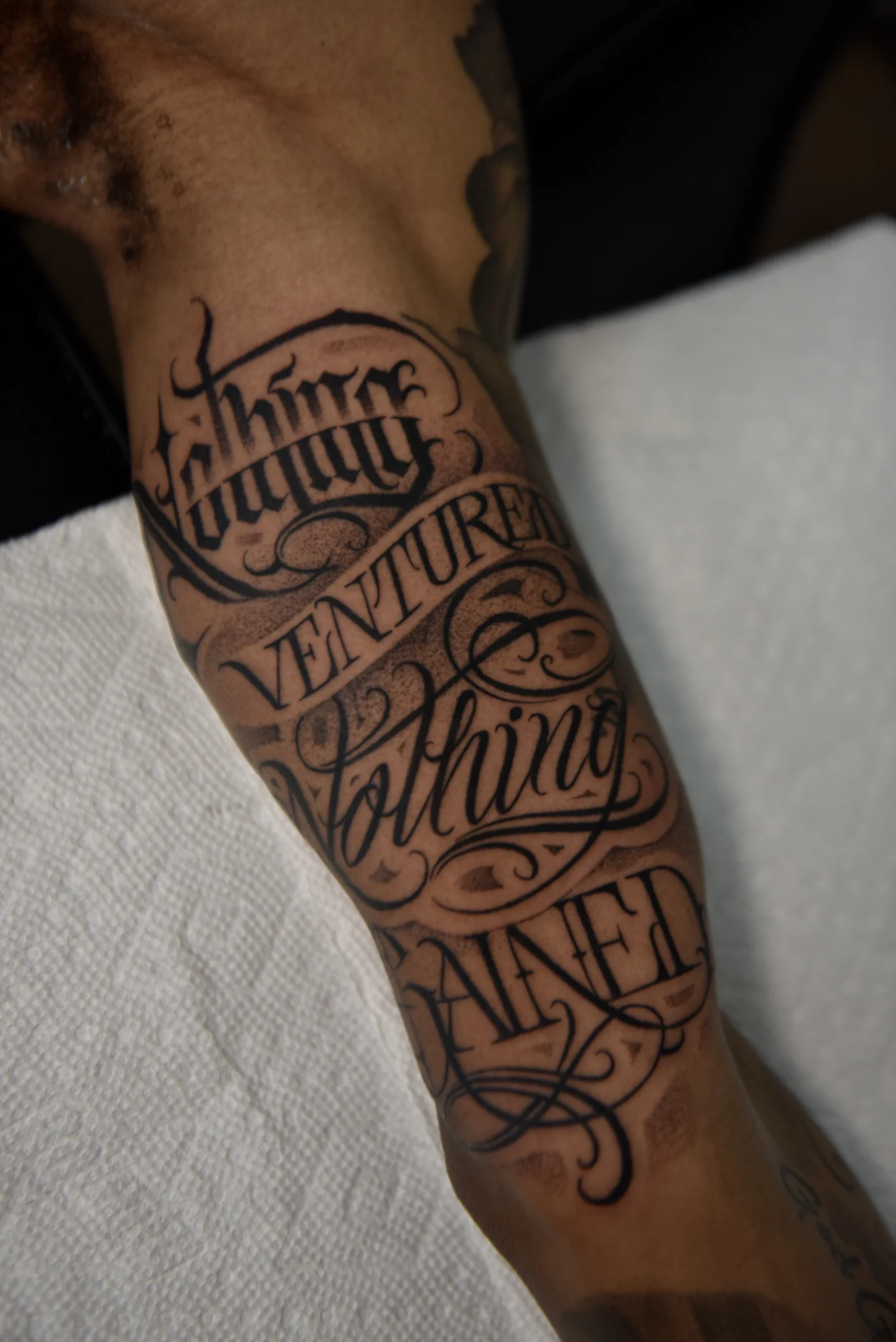 Lettering tattoo