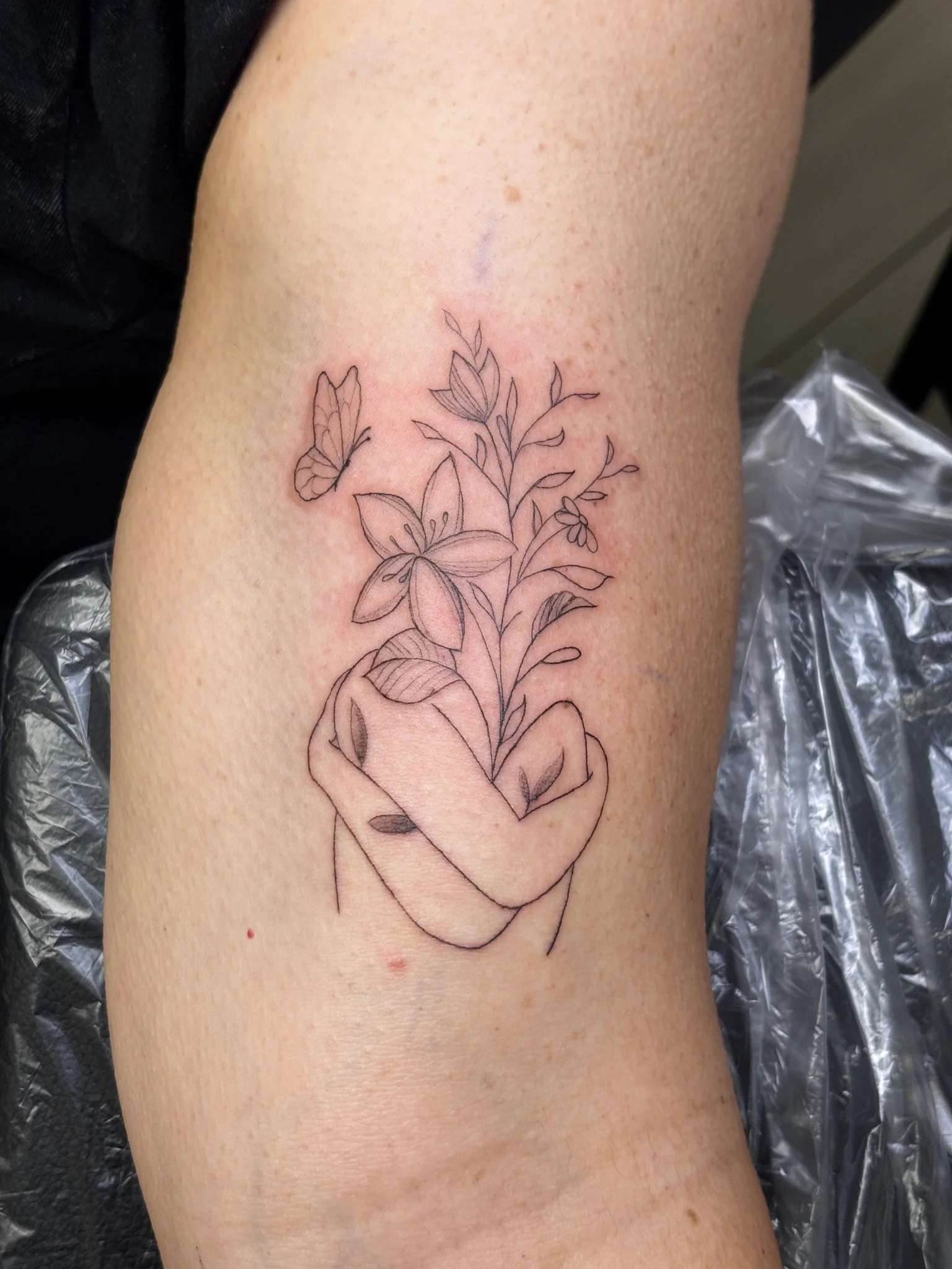 Floral tattoo