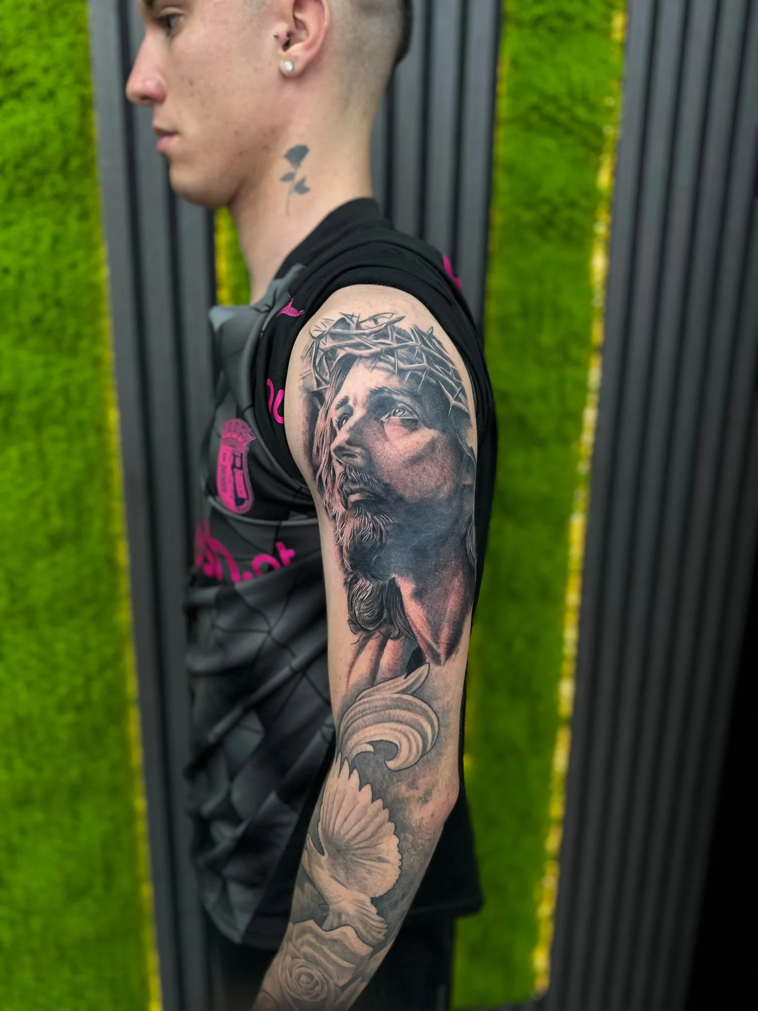 Black & Grey Realism tattoo by Brian Dantas