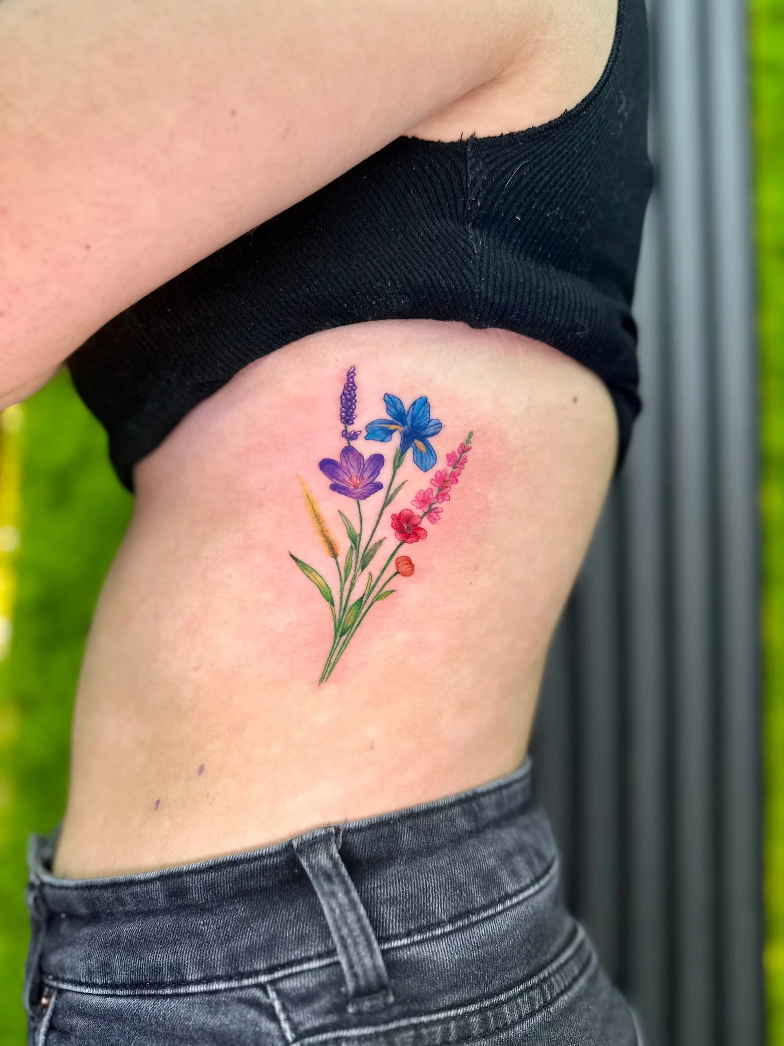 Botanical tattoo by Brian Dantas