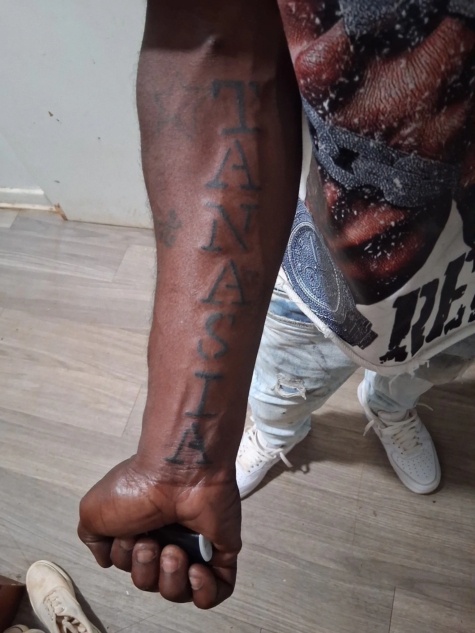Lettering tattoo by Joker