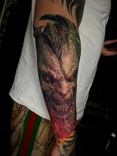 Color Realism tattoo by Mikołaj Goncharuk — Karma Tattoo