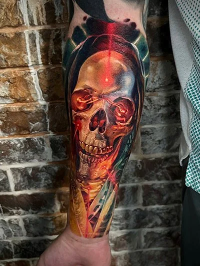 Color Realism tattoo by Mikołaj Goncharuk — Karma Tattoo