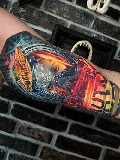 Color Realism tattoo by Mikołaj Goncharuk — Karma Tattoo
