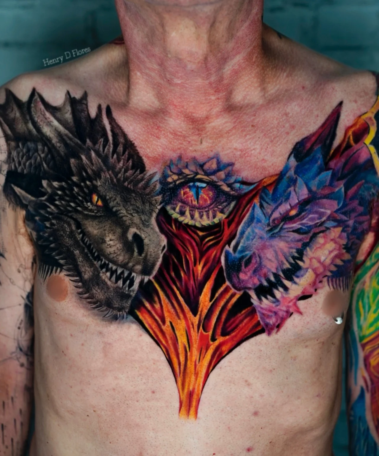 Black & Grey Realism tattoo
